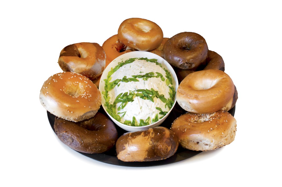 Bagels & Cream Cheese Platter Rosenfeld's Bagels