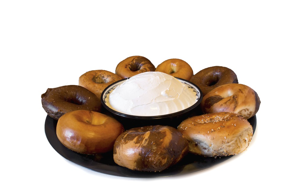 Bagels & Cream Cheese Platter Rosenfeld's Bagels